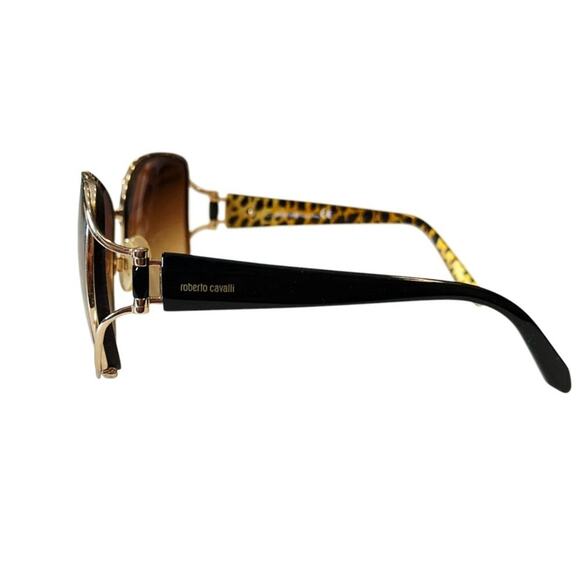 Roberto Cavalli Primula Sunglass FRAMES 596S 28F Brown Gold Kyle Richards - Picture 12 of 14